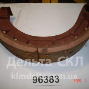 Колодка тормоза заднего верхняя в сборе