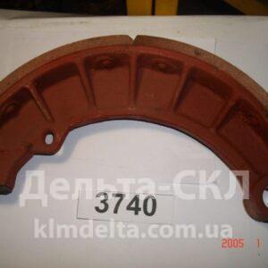 Колодка тормоза передняя нижняя в сборе