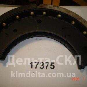 Колодка тормоза заднего с накладками в сборе