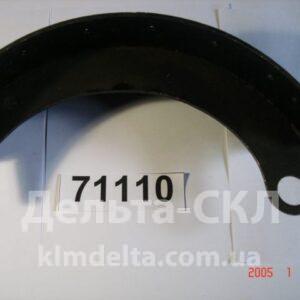 Колодка заднего тормоза (без накладок)