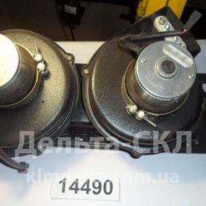 Кожух радиатора отопителя с вентилятором в сборе