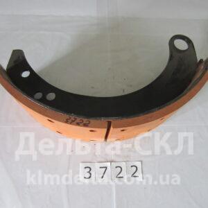 Колодка тормоза заднего с накладками в сборе