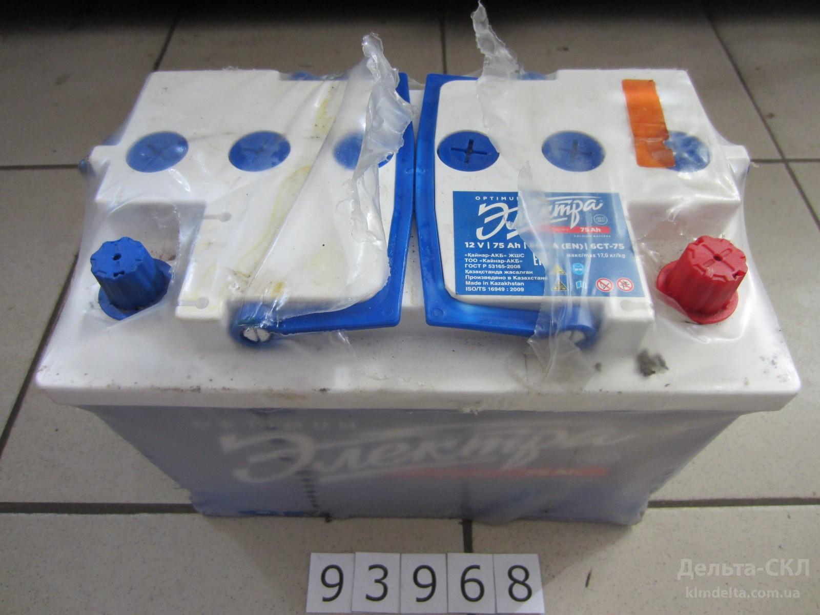 Аккумулятор 75Ah-12V Электра EN600 (шт) 1 Аккумулятор 75Ah-12V Электра EN600 (шт)