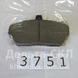 Колодка тормоза передняя (1шт)